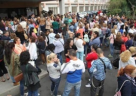 Imagen de archivo de unas oposiciones del personal sanitario en la capital grancanaria.