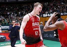 Marcis Steinbergs ruge con el BAXIManresa.