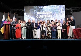 Momento de la entrega de los Premios Haría 2025.