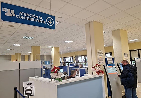 Imagen de archivo de las oficinas de atención al contribuyente en Las Palmas de Gran Canaria.