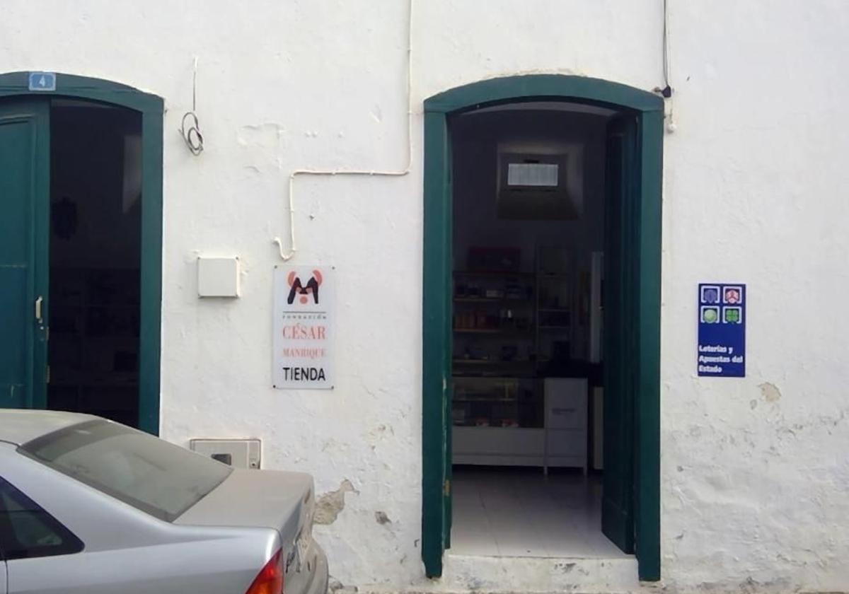 La administración que vendío el número premiado, situada en Haría, Lanzarote.