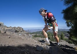 Un participante de la octava edición de La Ruta de Los Molinos.