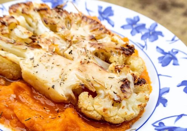 Coliflor como almuerzo del miércoles