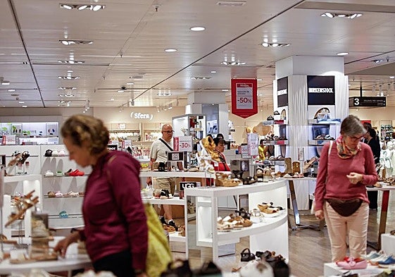 Primer día de rebajas.