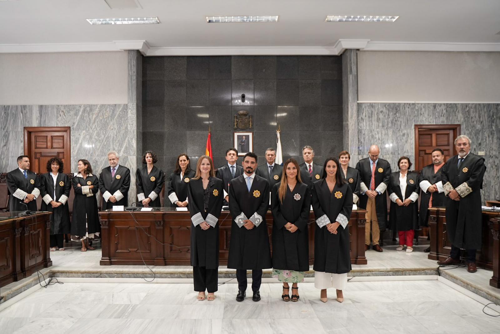 Imágenes del acto de jura de jueces y nuevos magistrados celebrado en el TSJC