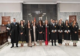 Foto de familia en el TSJC.