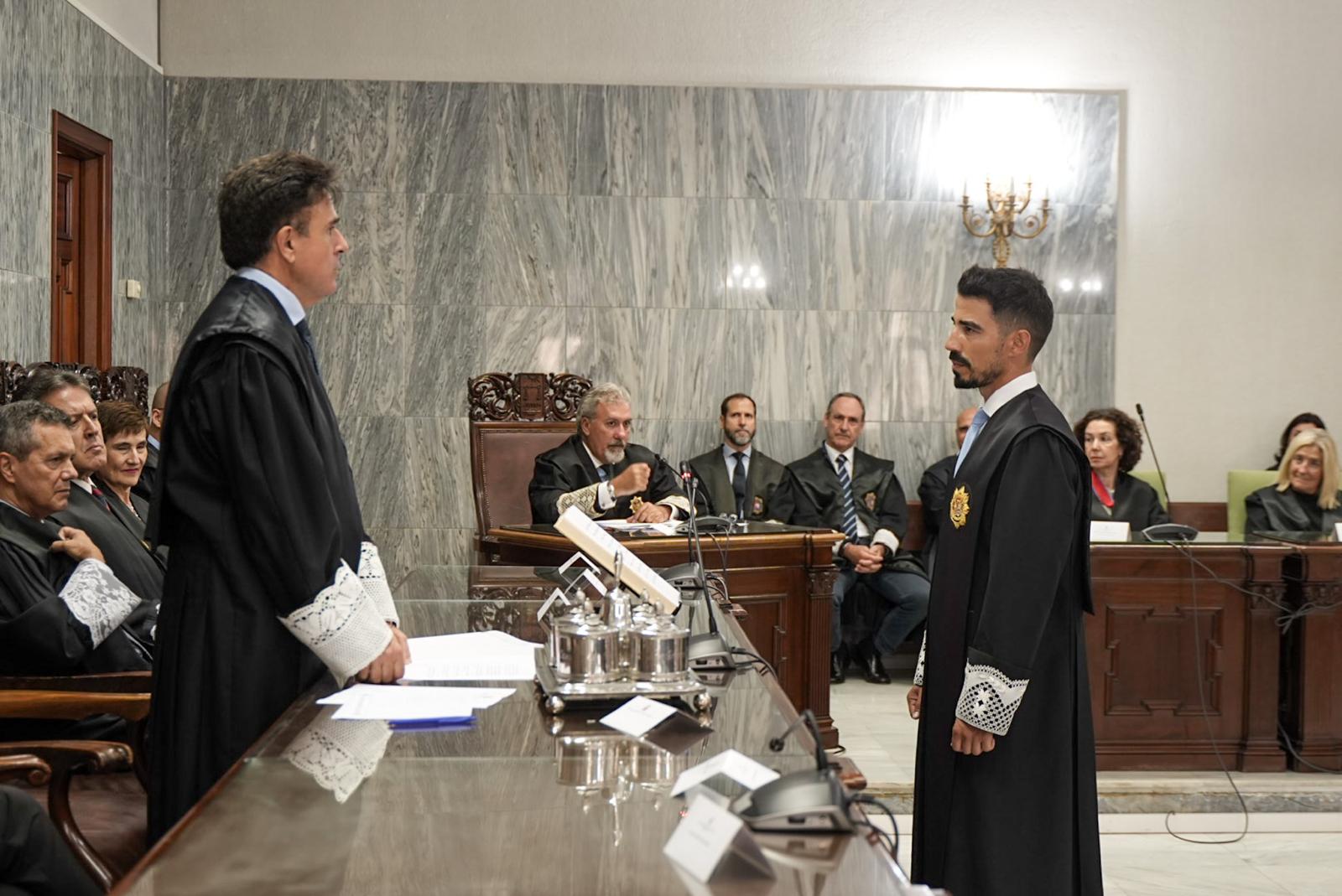 Imágenes del acto de jura de jueces y nuevos magistrados celebrado en el TSJC