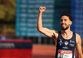 Imagen del atleta grancanario Jorge Santana.