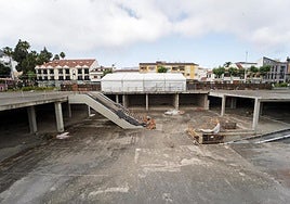 Las entrañas del 'mamotreto' de Santa Brígida, en imágenes