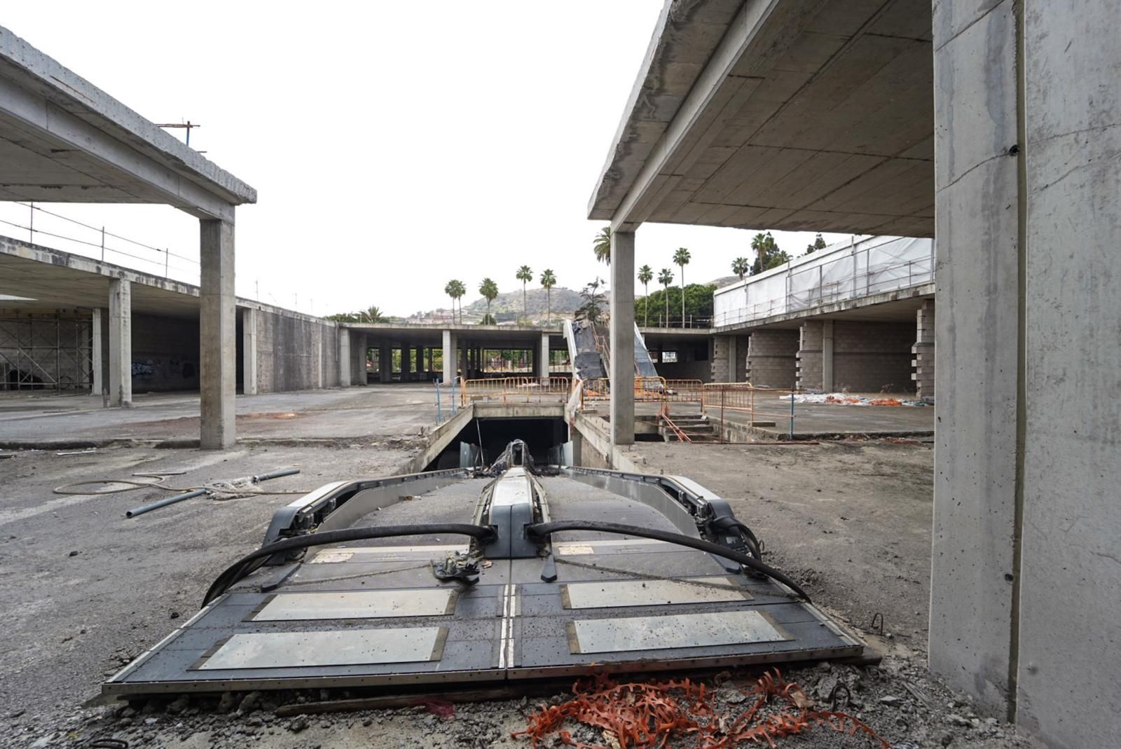 Las entrañas del &#039;mamotreto&#039; de Santa Brígida, en imágenes