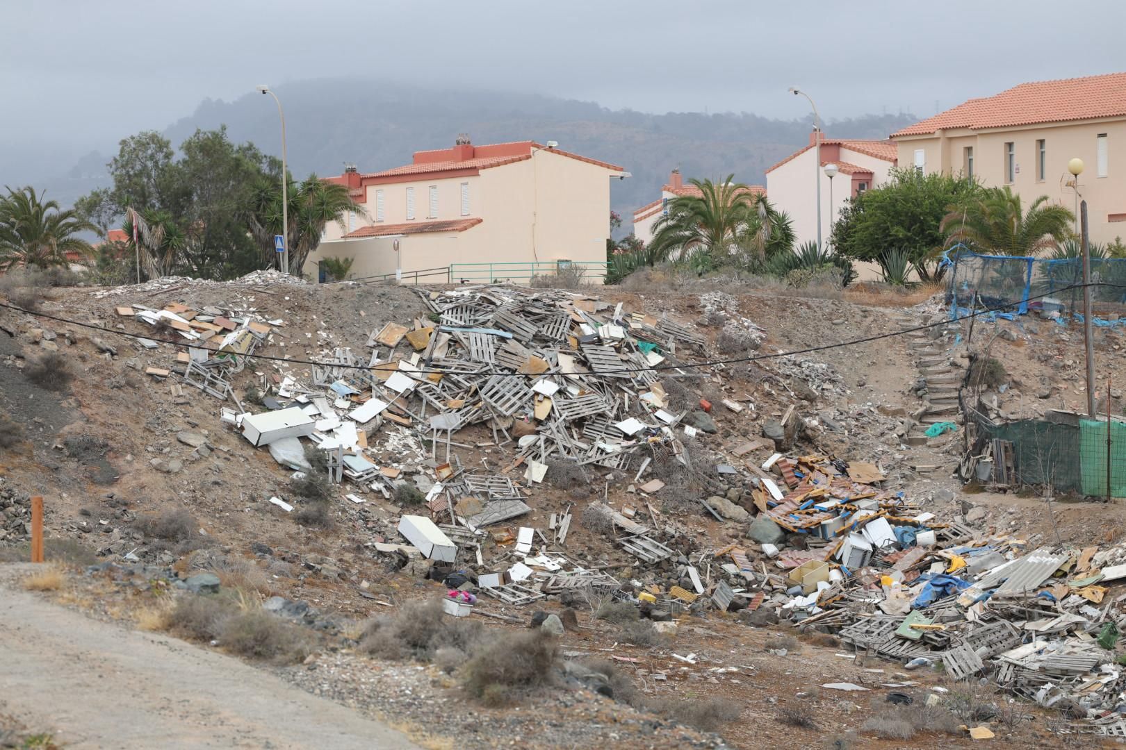 La situación de chabolismo en Ladera Alta, en imágenes