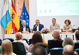 Inauguración de las 18ª Jornadas Nacionales de Institutos Históricos en el IES Pérez Galdós.