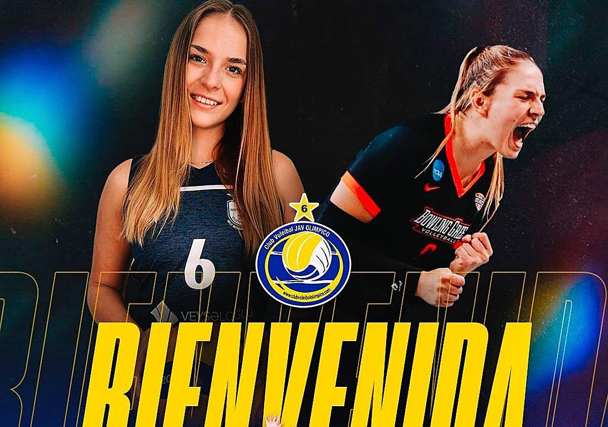 Cartel anunciador del fichaje por parte del club.