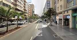 La calle Luis Doreste Silva.