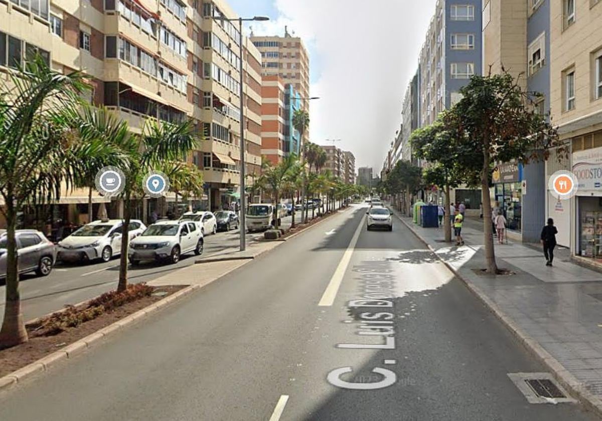 La calle Luis Doreste Silva.