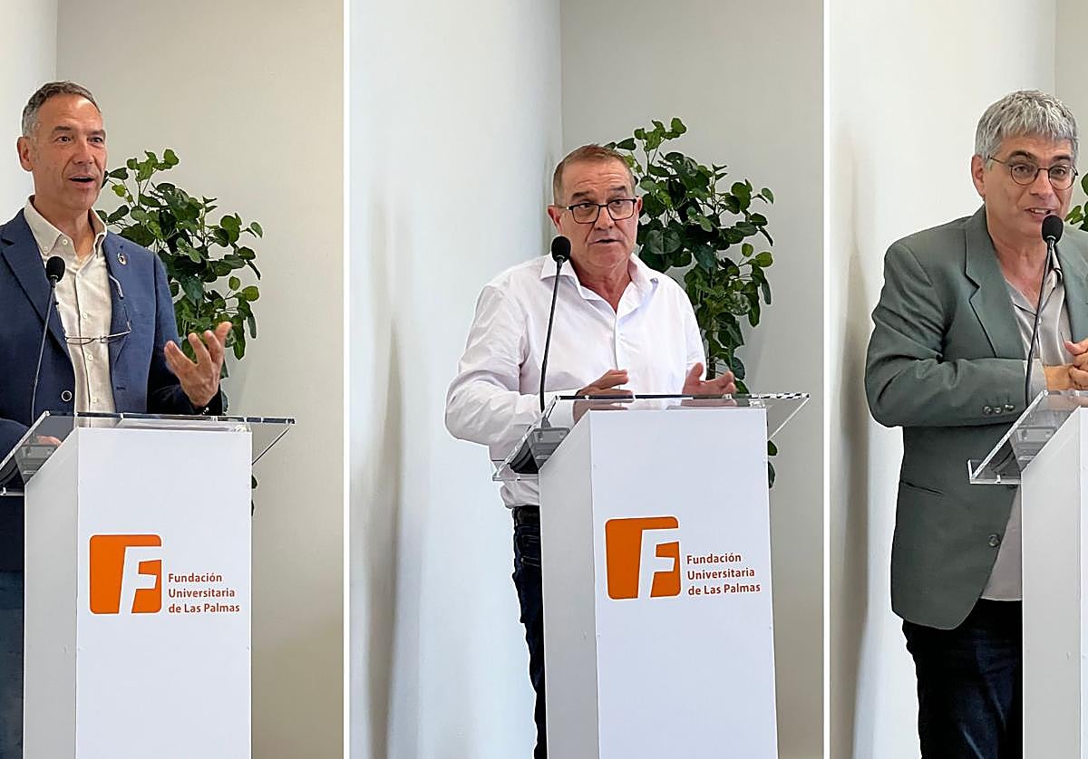 Vicente Zapata Hernández, Aniano Hernández Guerra y Federico Eduardo González Ramírez.