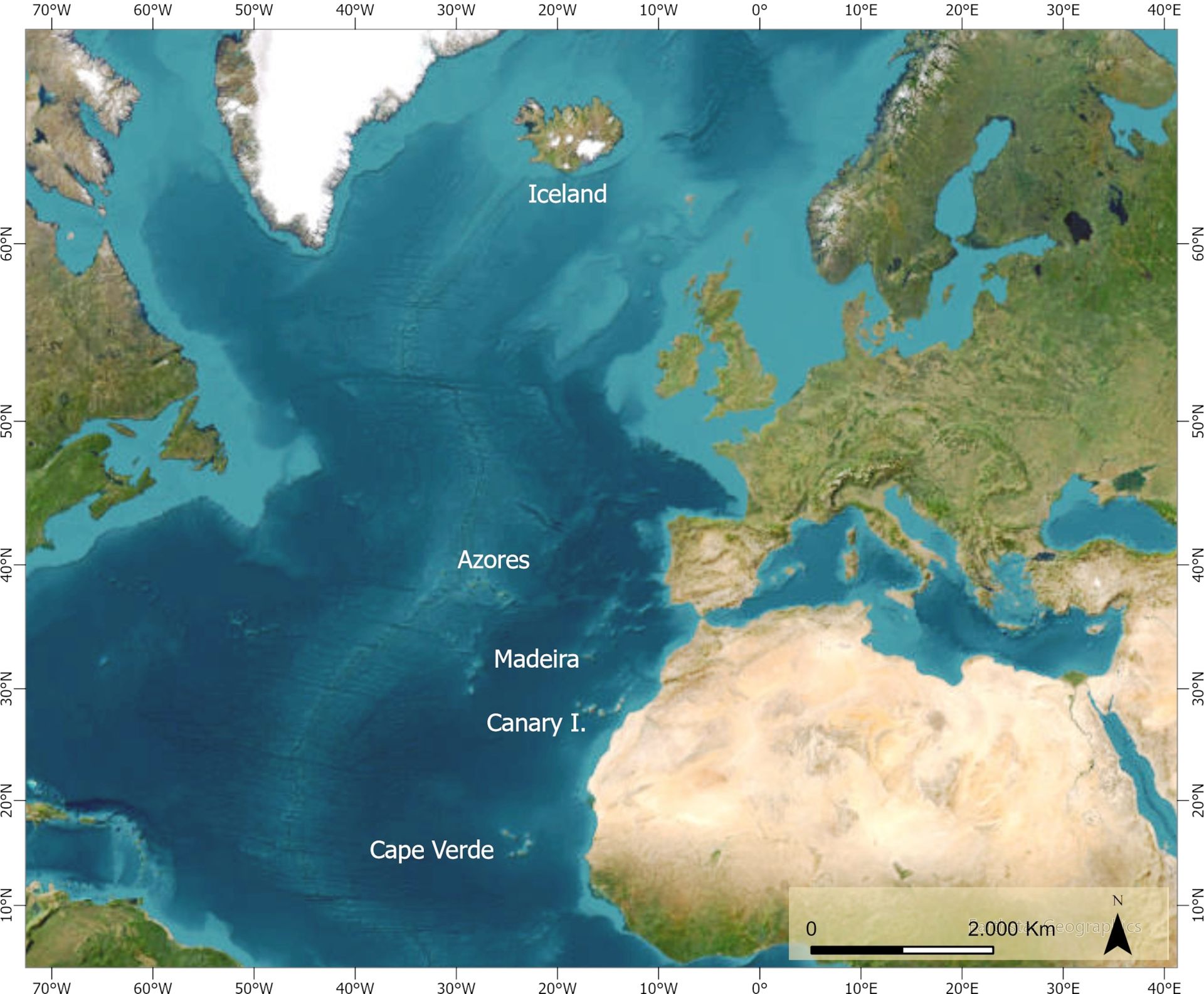 Canarias, epicentro de la movilidad en el Atlántico Norte con residentes de 157 países