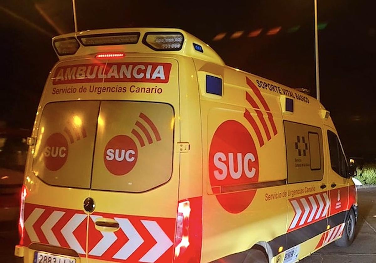 Una ambulancia del SUC.