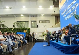 Antonio Morales hizo balance este año de los diez años de mandato acompañado del grupo de gobierno insular.