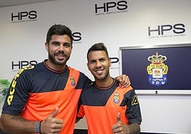 Aythami y Viera, años atrás en la UD.