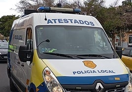 Vehículo de Atestados de la Policía Local de Las Palmas de Gran Canaria.