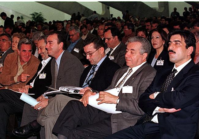 Nacionalistas. De izquierda a derecha, Hermoso, Martín, Zerolo, Rivero, Olarte y Rodríguez.