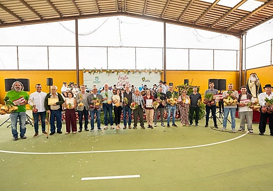 Premiados y homenajeados este domingo en la XXVI Fiesta de la Cebolla de Gáldar.
