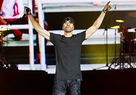 Enrique Iglesias, durante su actuación en el Granca Live Fest.