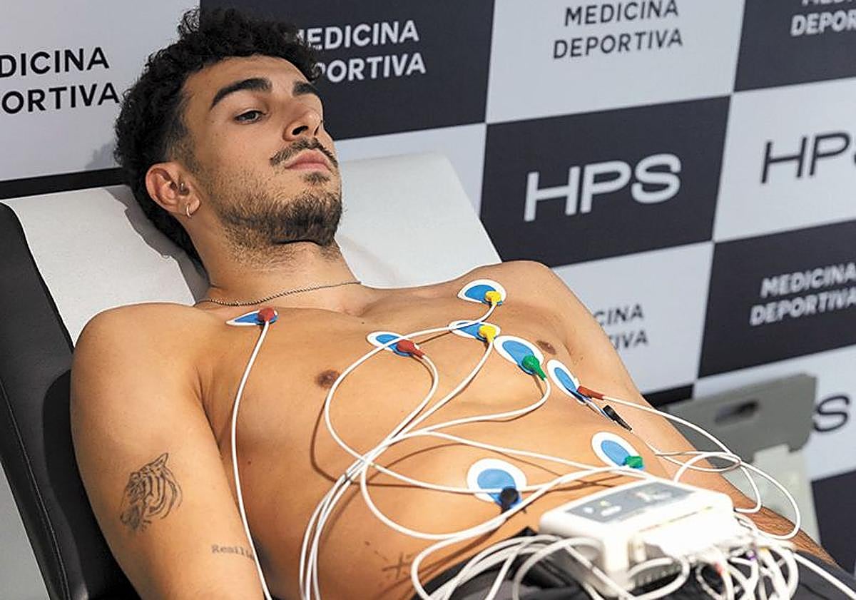 Imagen principal - 1. Reconocimiento médico Adrián Suárez. 2. Sergio Ruiz. 3. Josito González.