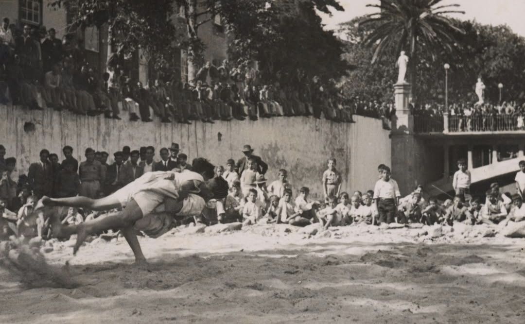 Luchada en el barranco Guiniguada (1934) 