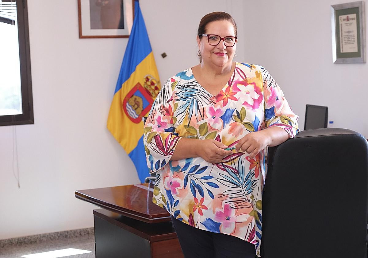 Candi Umpiérrez, alcaldesa de Tuineje.