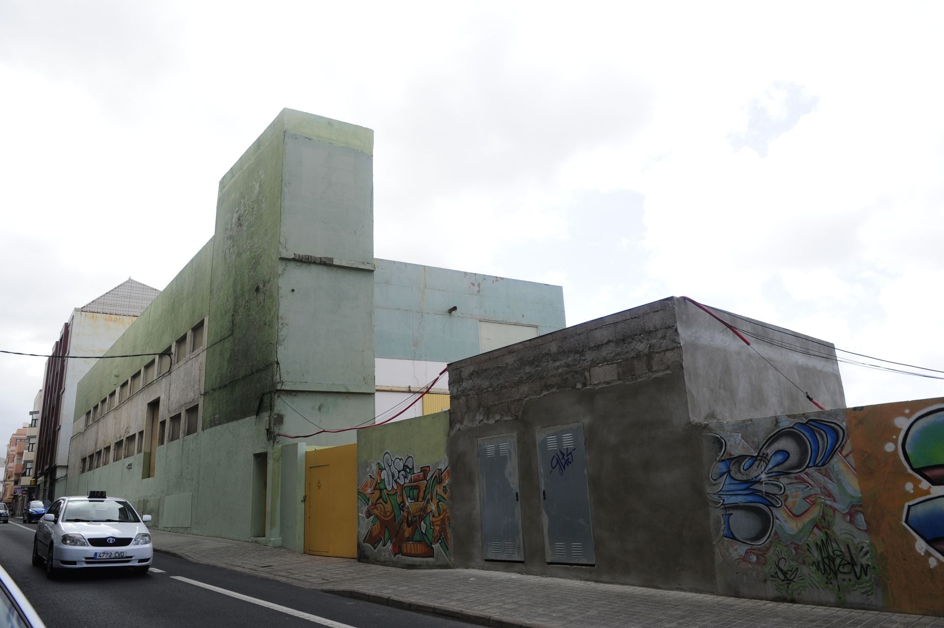 Imagen de archivo del edificio de la subestación eléctrica.