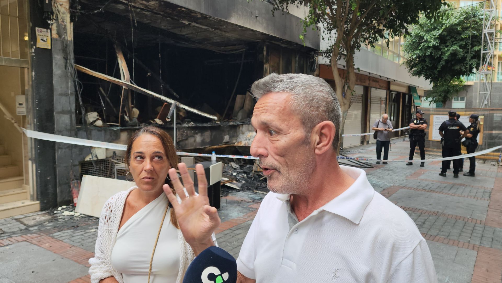 Un incendio en un edificio de seis plantas deja doce heridos en Las Palmas de Gran Canaria