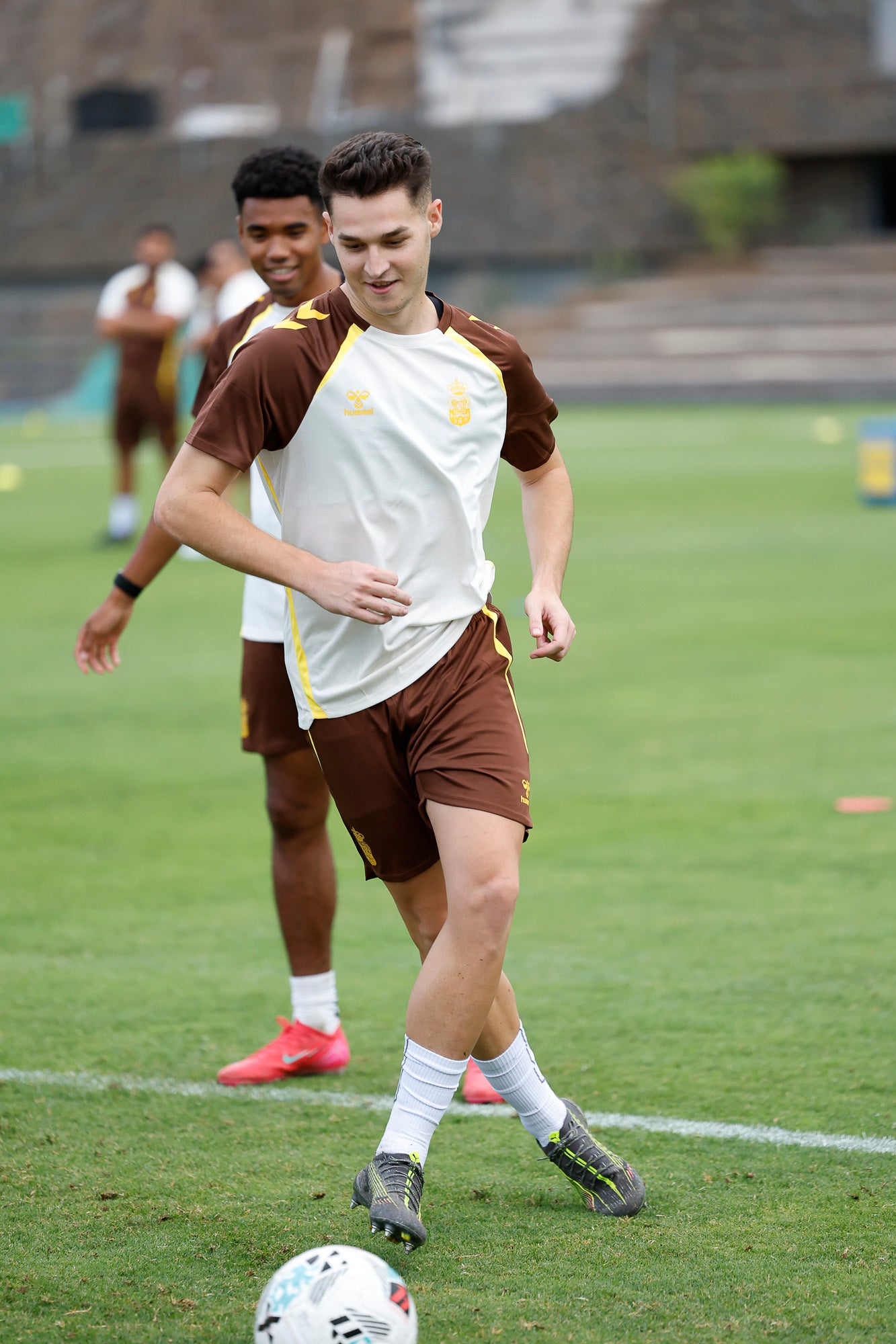La UD Las Palmas ya suda en Barranco Seco