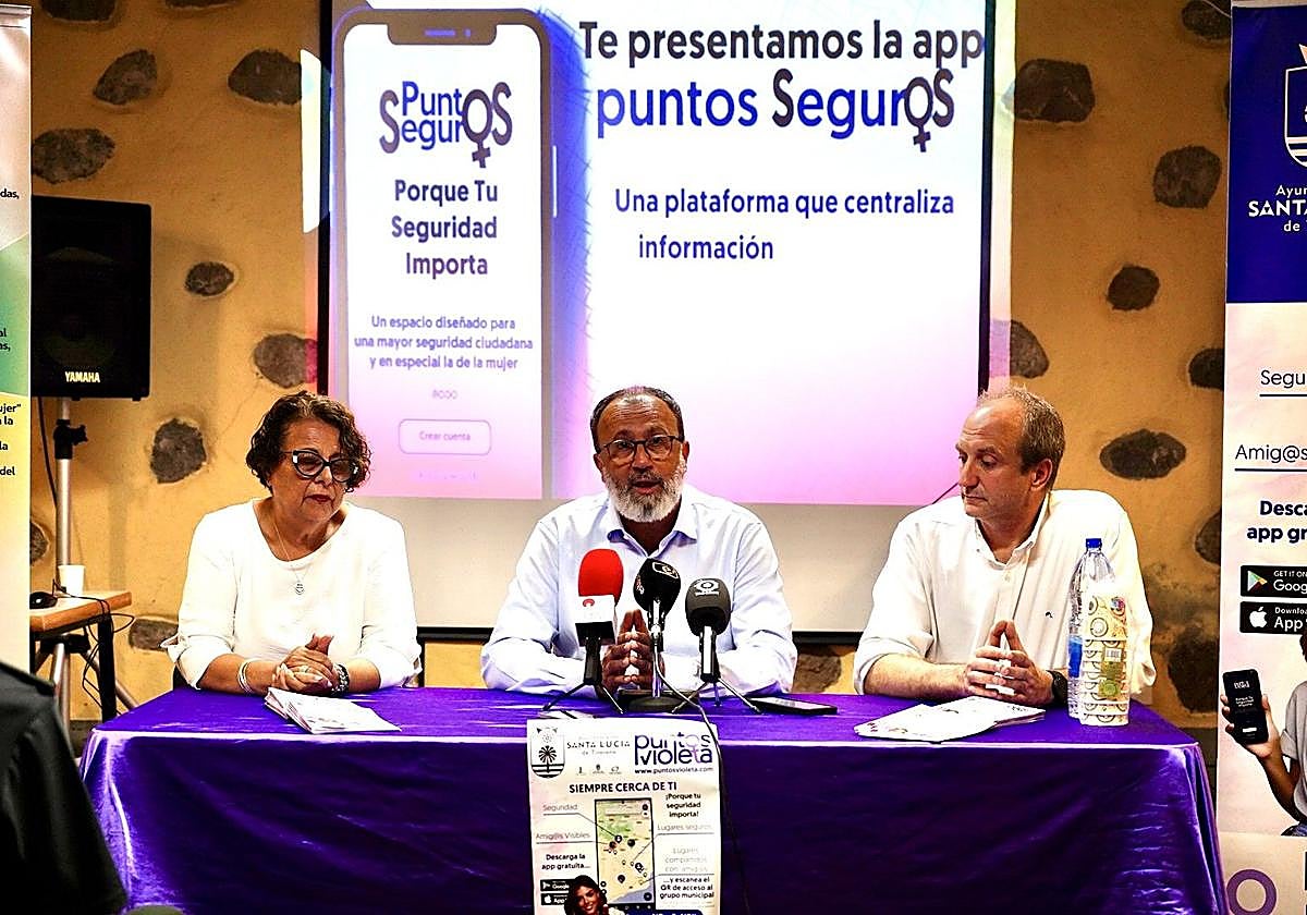 Presentación de la aplicación 'Punto Seguro' de Santa Lucía de Tirajana.