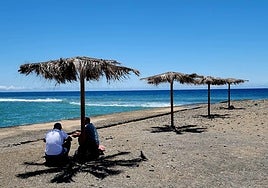 Sol y calor en el Castillo del Romeral.