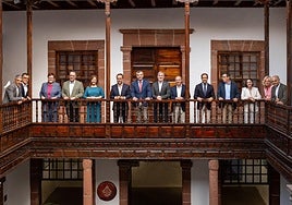 Santa Cruz de La Palma acogió esta última sesión del Consejo de Gobierno.