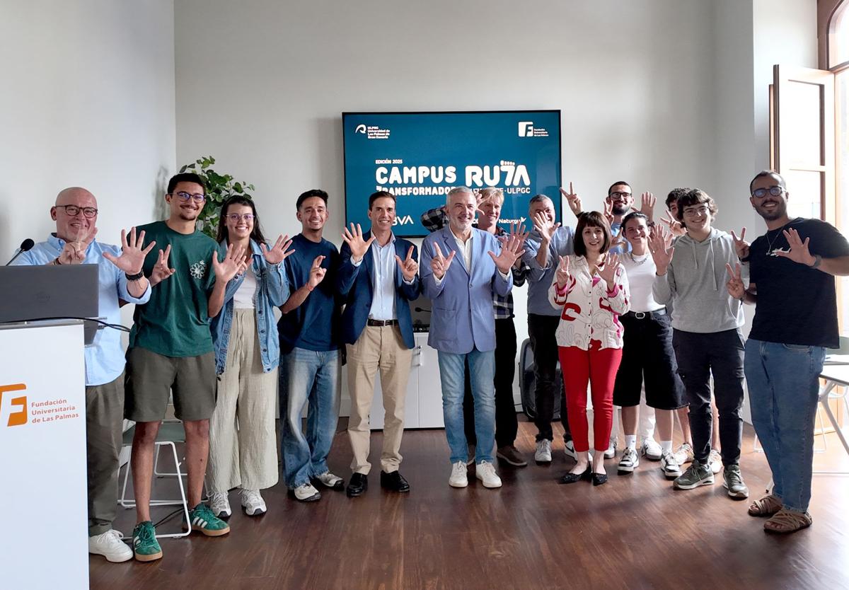 40 universitarios españoles y extranjeros vivirán este 2025 el Campus Transformador Ruta Siete ULPGC