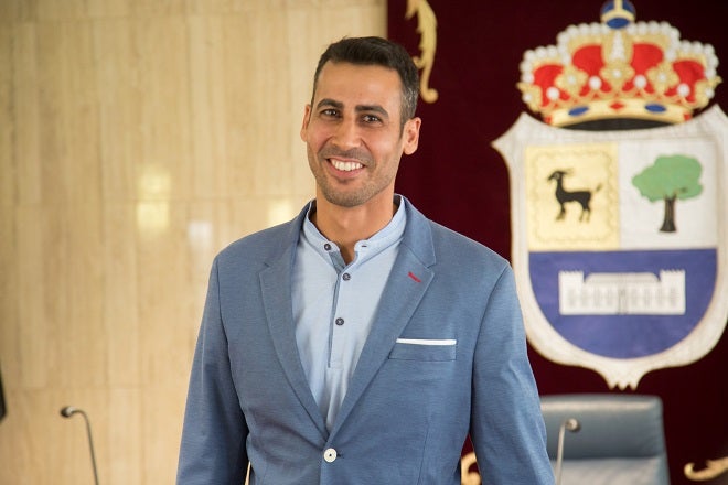 Isaí Blanco Marrero, alcalde de la Oliva.