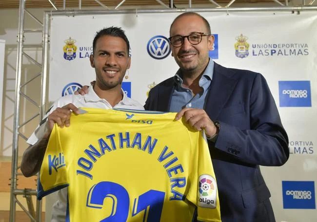 Jonathan Viera: la huella del Mago de La Feria en la UD, en imágenes
