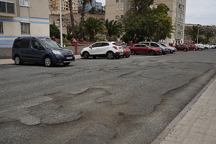 Estado de la vía en Eucaliptos II.