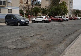 Estado de la vía en Eucaliptos II.