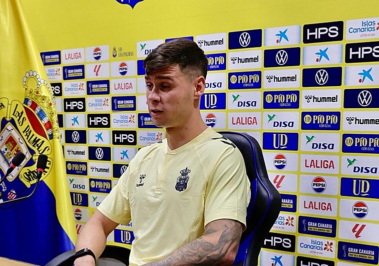 Presentación de Sergio Barcia como nuevo jugador de la UD Las Palmas.