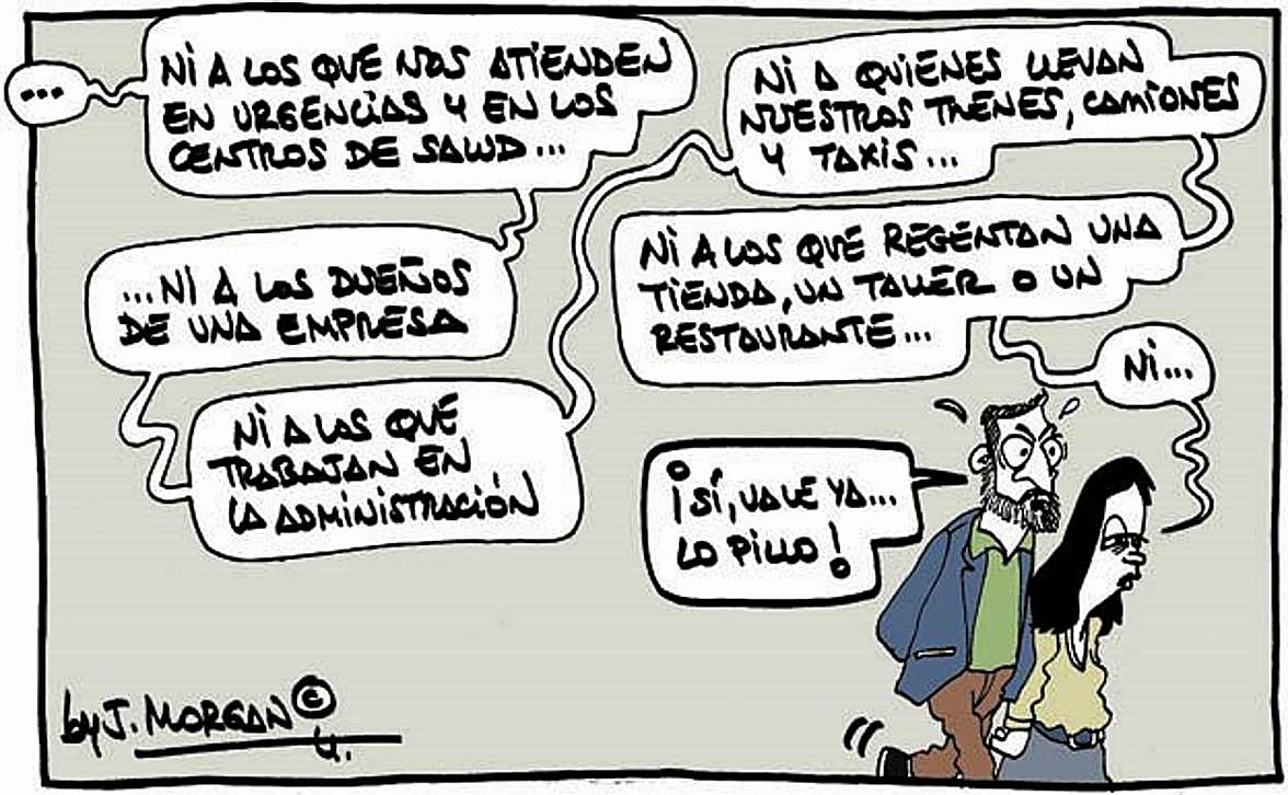 La viñeta de Morgan de este lunes 14 de junio