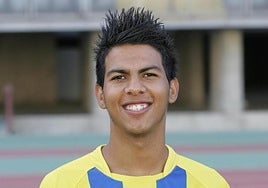 Viera, en su etapa de filiales de la UD Las Palmas.