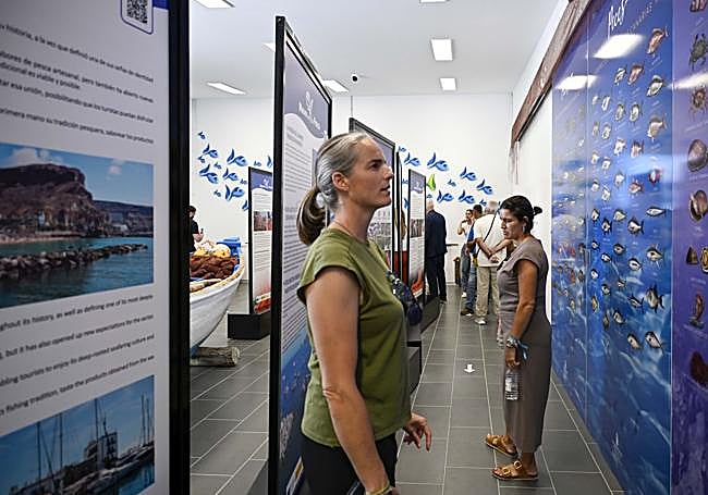 Interior del Museo de la Pesca.
