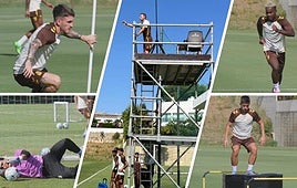 Imágenes de la segunda sesión de entrenamiento de la UD en Marbella.