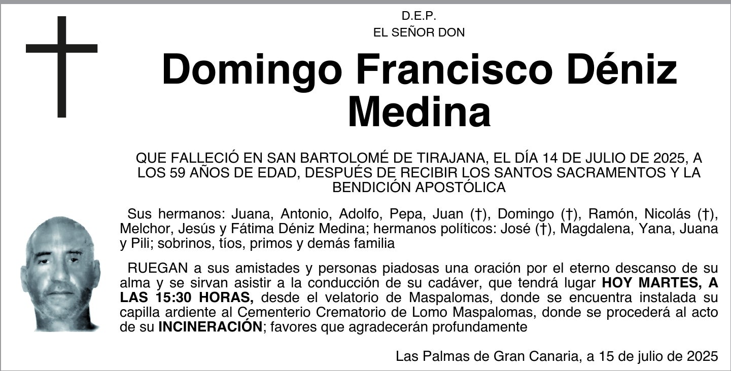 Domingo Francisco Déniz Medina