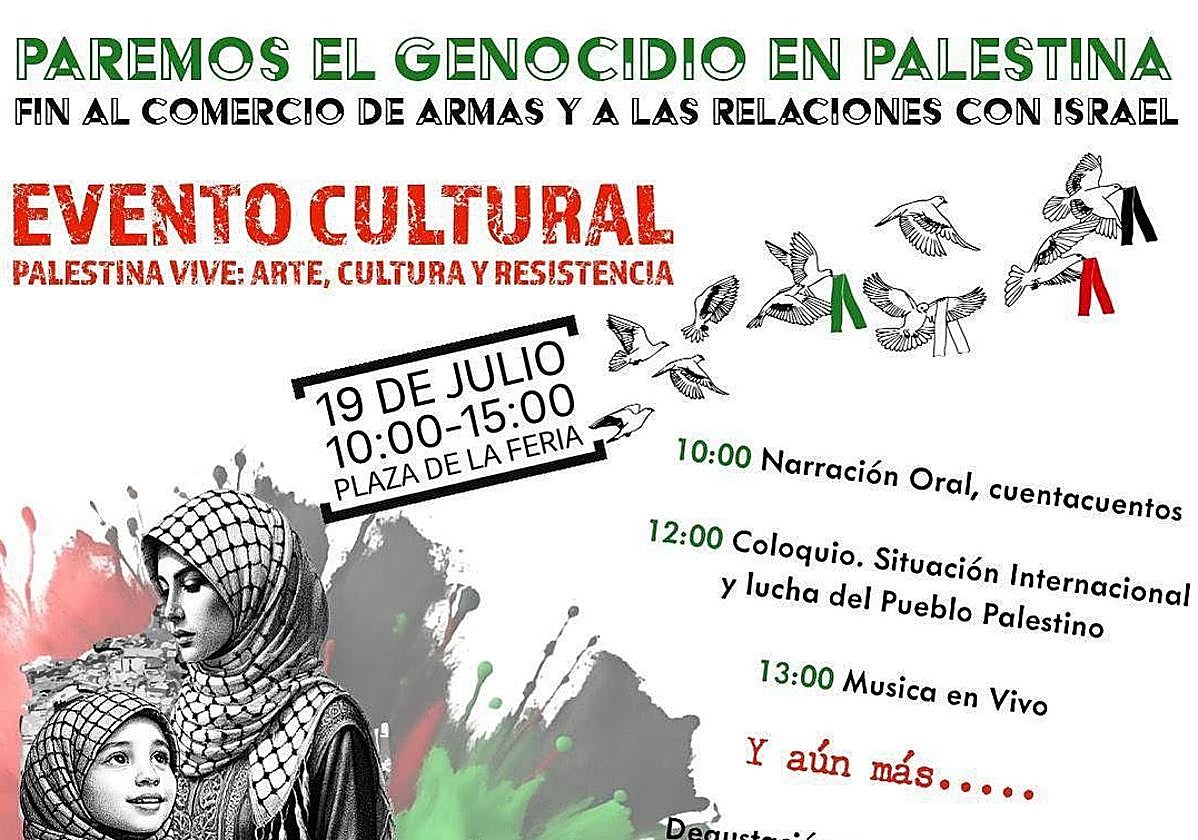 Cartel de la manifestación.