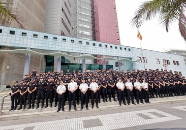 La Policía Nacional incorpora a 201 agentes en prácticas en Canarias